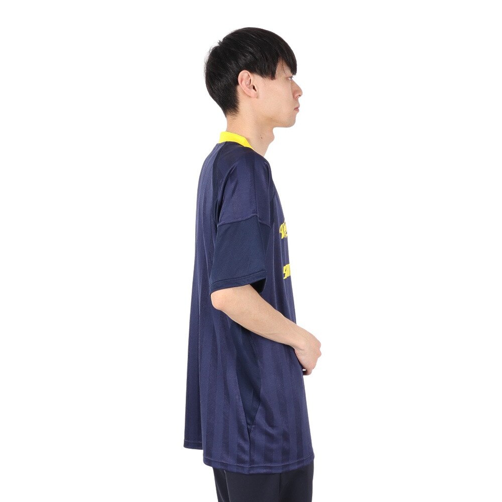日本サッカー協会（JFA）（メンズ、レディース）デザインTシャツ NVY L JO-410-L