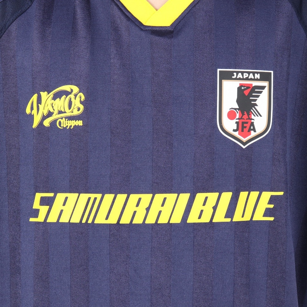 日本サッカー協会（JFA）（メンズ、レディース）デザインTシャツ NVY L JO-410-L