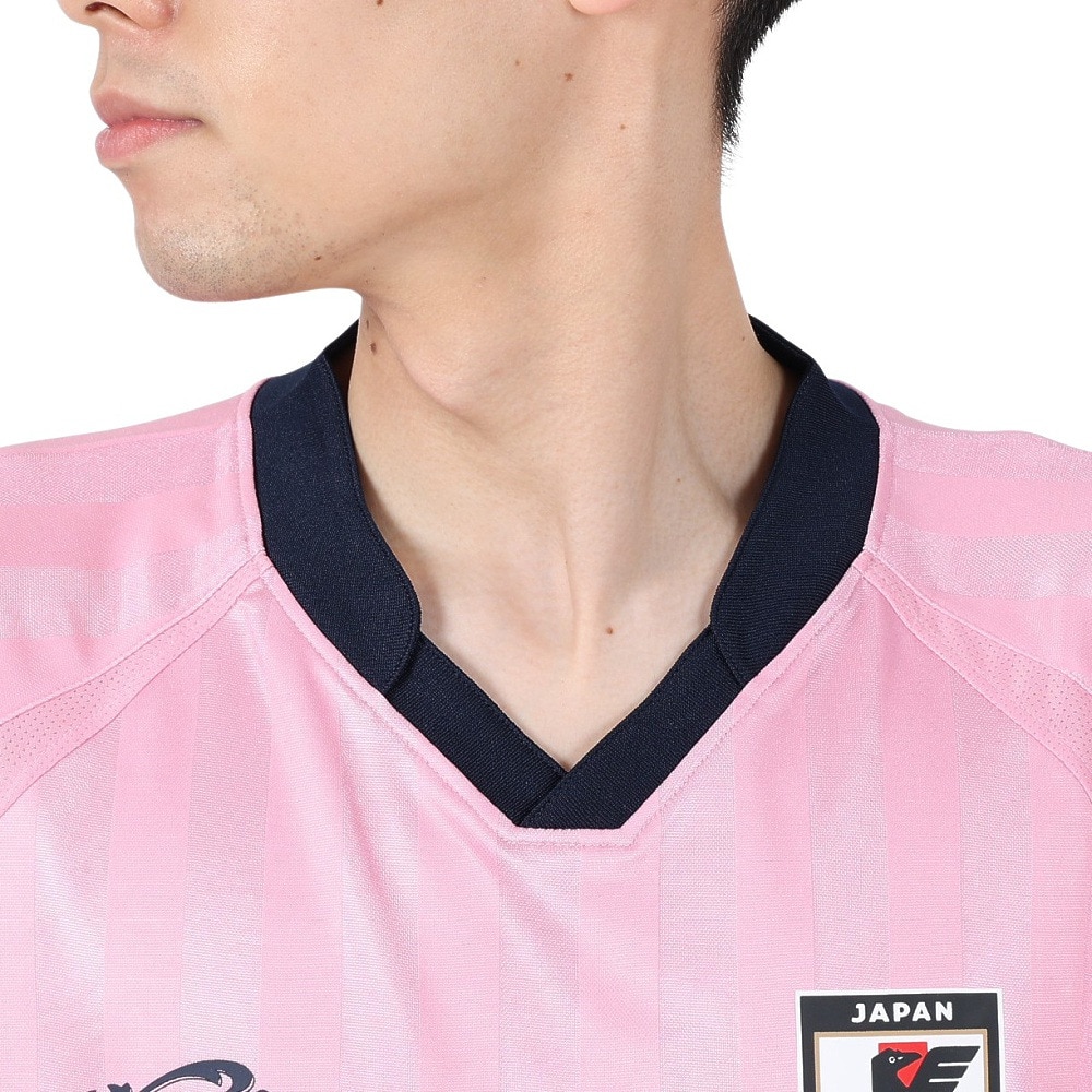 日本サッカー協会（JFA）（メンズ、レディース）24JFA デザインTシャツ Mサイズ PNK JO-412-M