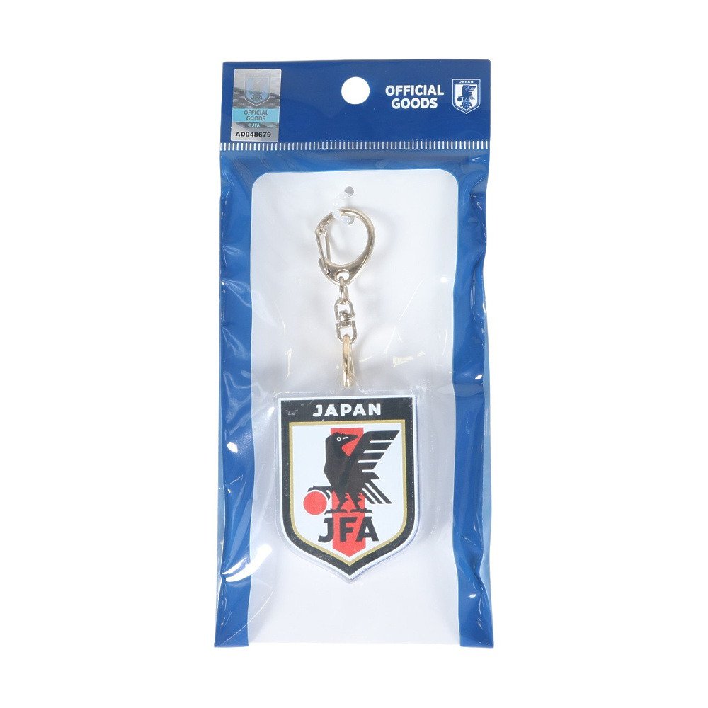 日本サッカー協会（JFA）（メンズ、レディース、キッズ）サッカー日本代表 エンブレム アクリルキーホルダー 24JFA-017