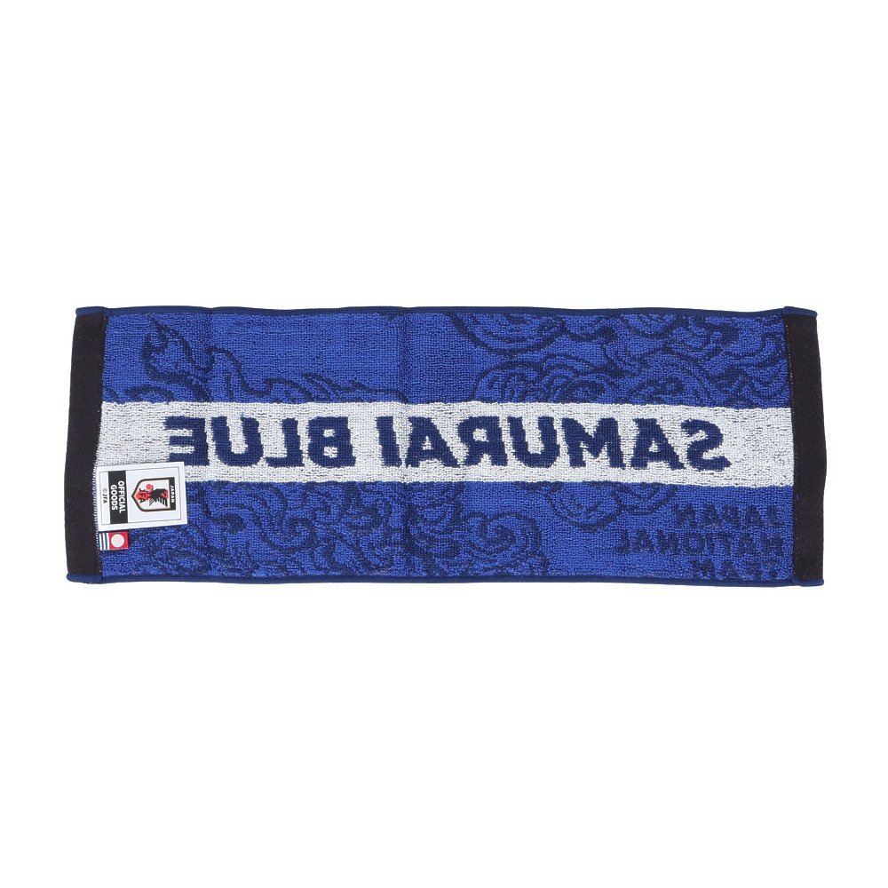 日本サッカー協会（JFA）（メンズ、レディース、キッズ）サッカー日本代表 ミニタオル SLOGAN SAMURAI BLUE STADIUM LINE JO-353