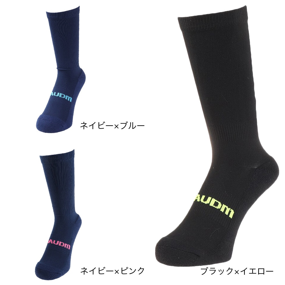 ジローム（GIRAUDM）（レディース、キッズ）サッカー ソックス 靴下 フットサルレギュラーソックス 750GM9OK3001-BLK-J 22-24cm
