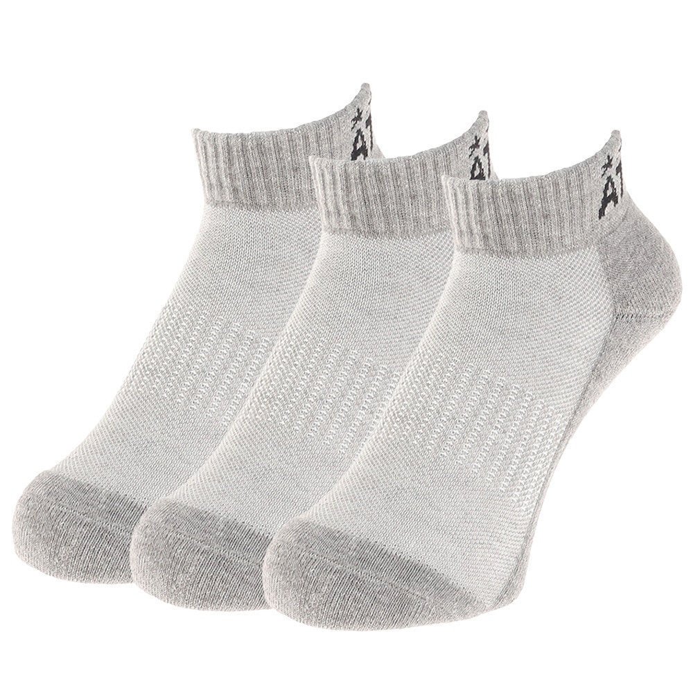 アスレタ（ATHLETA）（メンズ、レディース）3足組 ソックス 5240 GRY