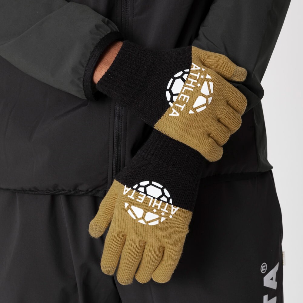 アスレタ（ATHLETA）（キッズ）ジュニア 手袋 フィールドニットグローブ 5309J GLD