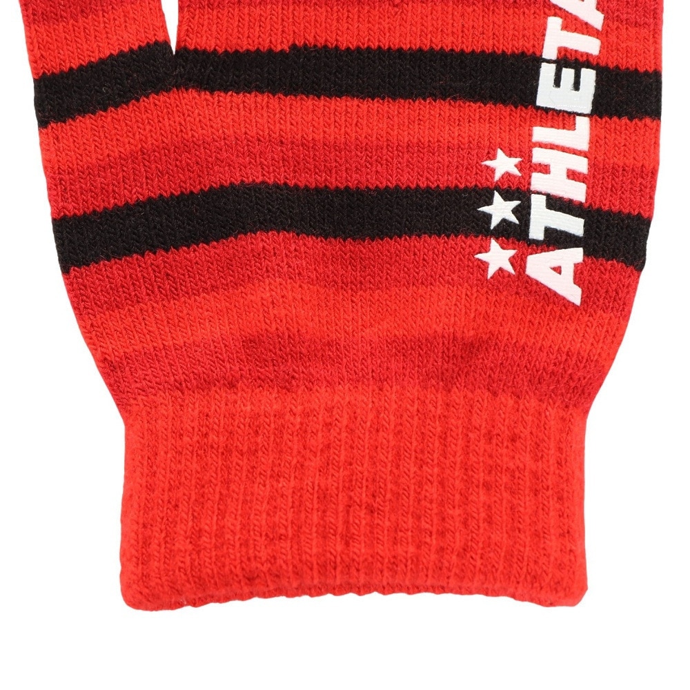 アスレタ（ATHLETA）（メンズ、レディース）フットサル ニットグローブ XE-385 RED