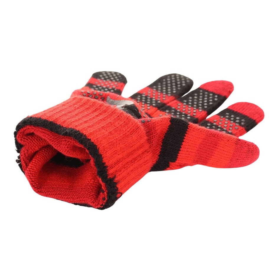 アスレタ（ATHLETA）（メンズ、レディース）フットサル ニットグローブ XE-385 RED
