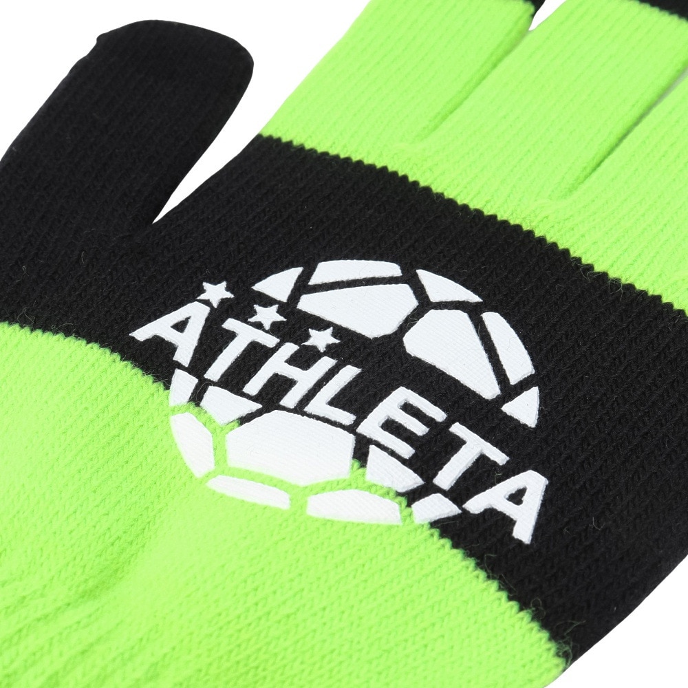 アスレタ（ATHLETA）（メンズ、レディース）サッカー 手袋  フィールドニットグローブ XE-459 FGR