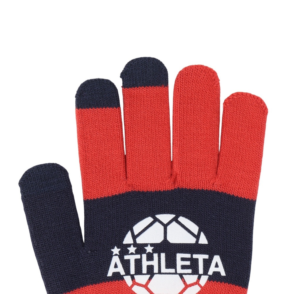アスレタ（ATHLETA）（メンズ、レディース）サッカー 手袋 フィールドニットグローブ XE-459 FRE