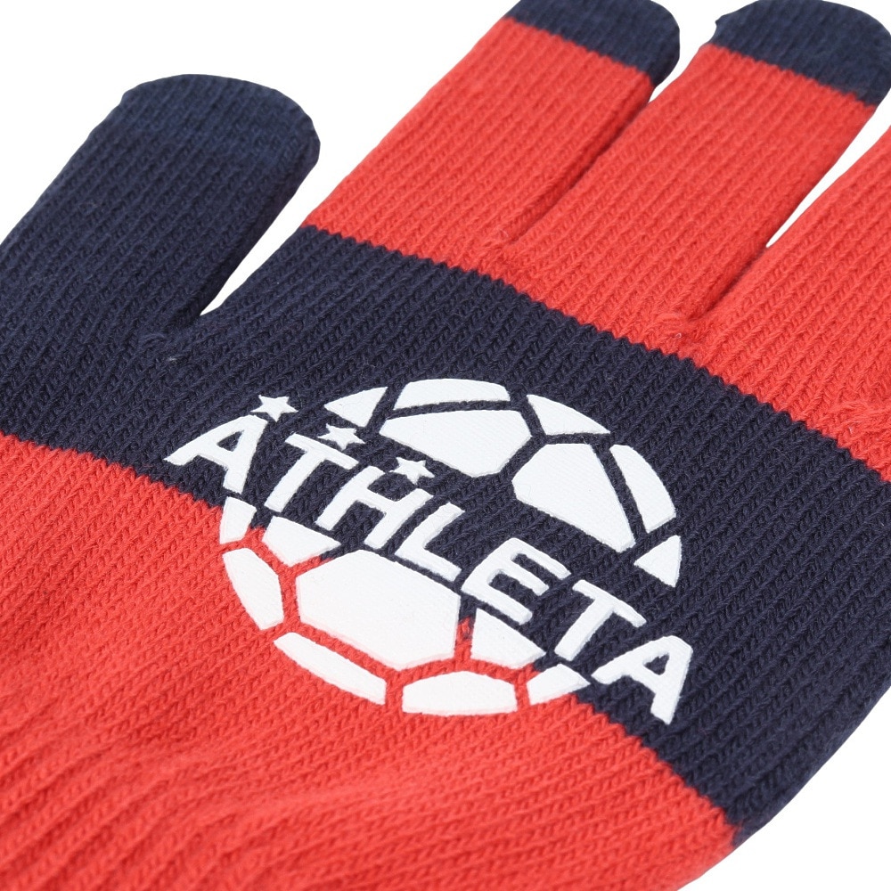 アスレタ（ATHLETA）（メンズ、レディース）サッカー 手袋 フィールドニットグローブ XE-459 FRE