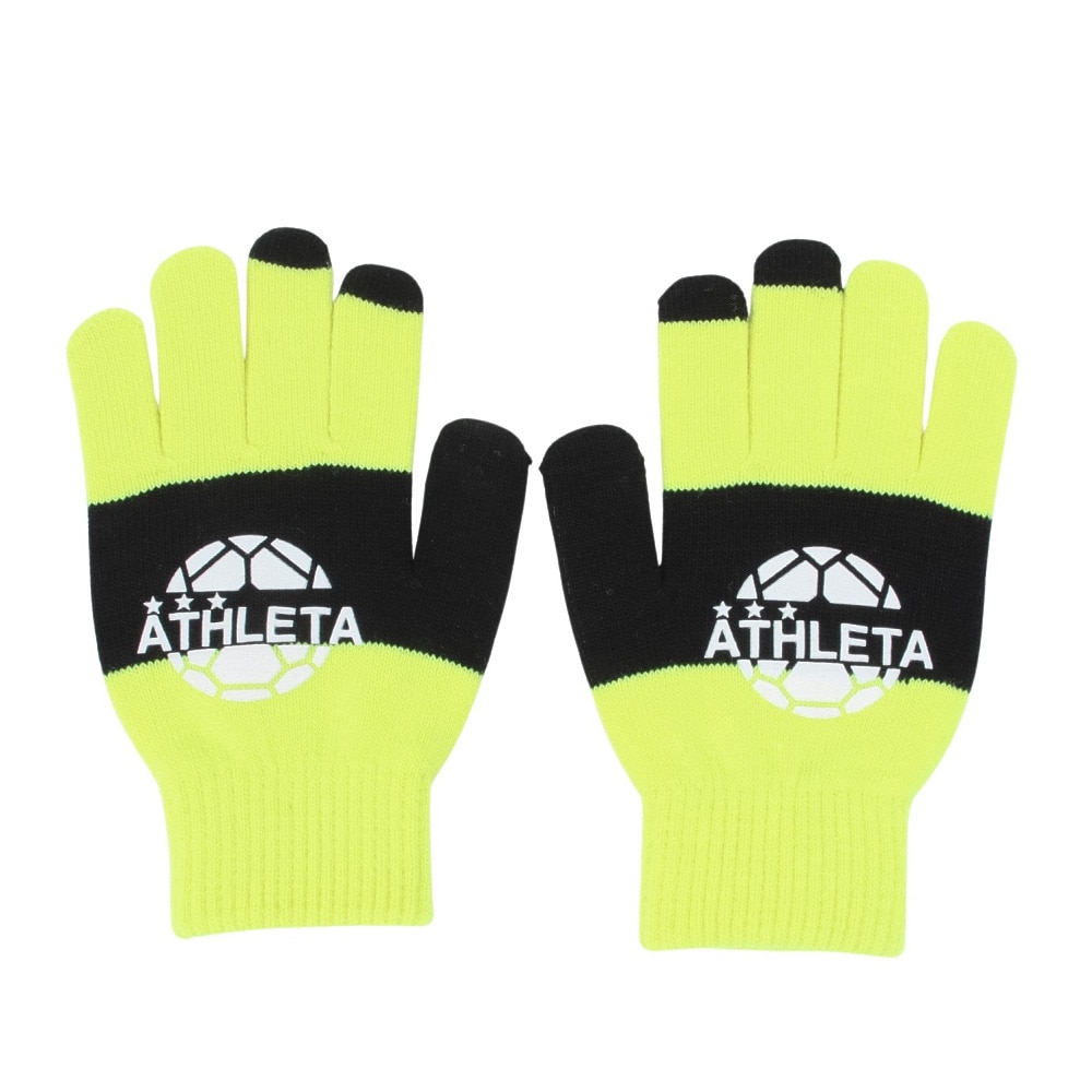 アスレタ（ATHLETA）（メンズ、レディース）サッカー 手袋 フィールドニットグローブ XE-459 FYE