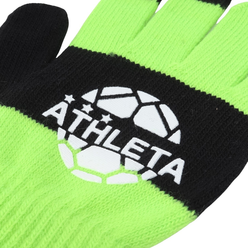 アスレタ（ATHLETA）（キッズ）ジュニア サッカー 手袋 フィールド ニットグローブ XE-459J FGR