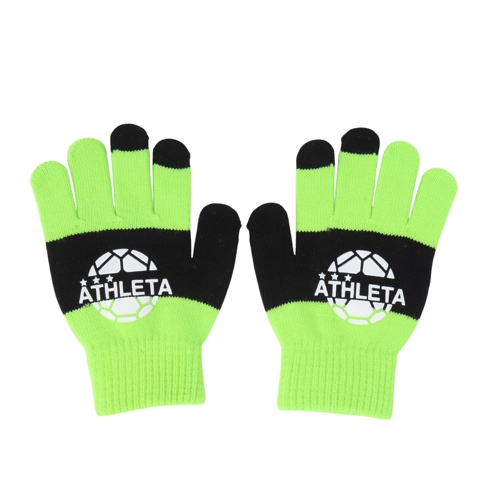 アスレタ（ATHLETA）（キッズ）ジュニア サッカー 手袋 フィールド ニットグローブ XE-459J FGR