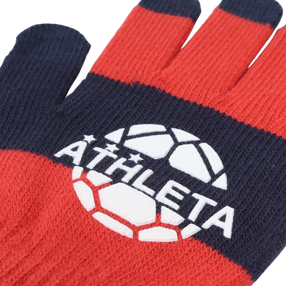 アスレタ（ATHLETA）（キッズ）ジュニア サッカー 手袋 フィールド ニットグローブ XE-459J FRE