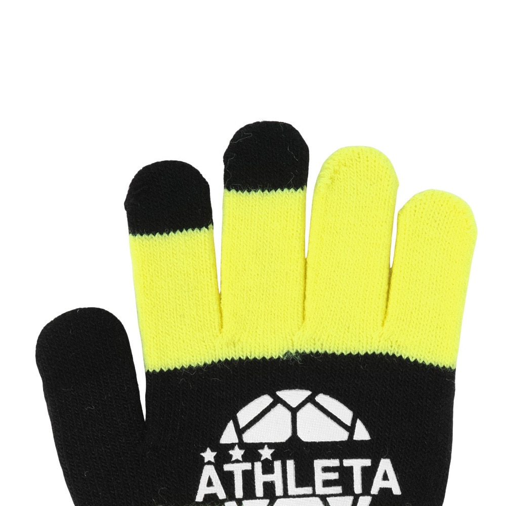 アスレタ（ATHLETA）（キッズ）ジュニア サッカー 手袋 フィールド ニットグローブ XE-459J FYE