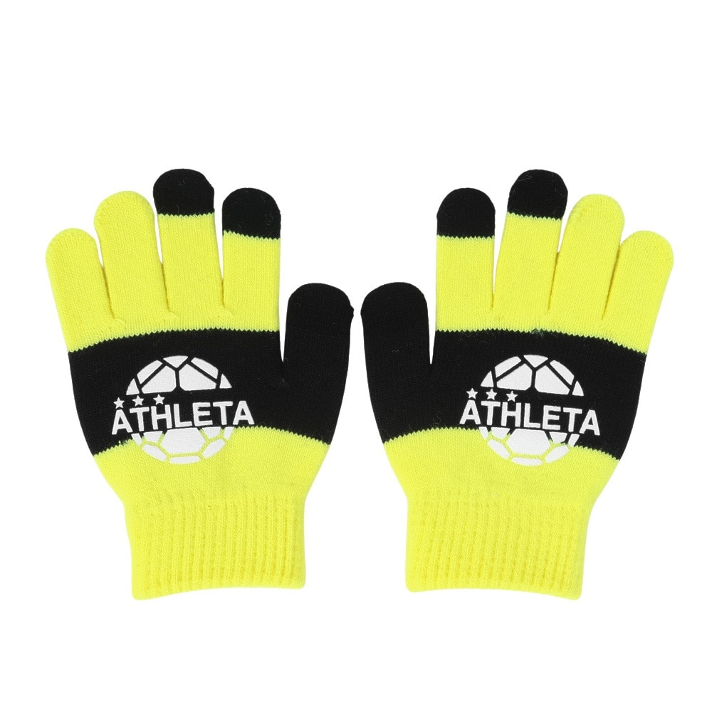 アスレタ（ATHLETA）（キッズ）ジュニア サッカー 手袋 フィールド ニットグローブ XE-459J FYE