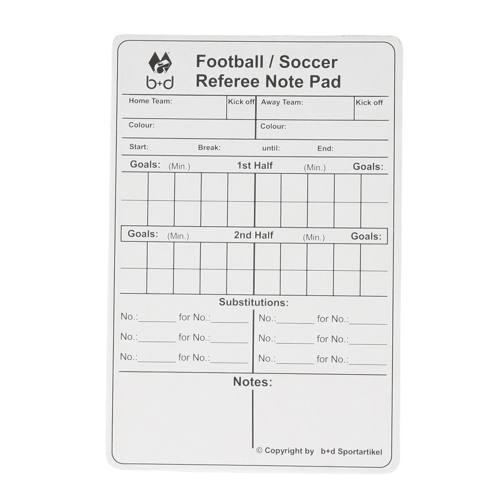 ビープラスディー（b+d）（メンズ、レディース）サッカー レフェリーセットB コンパクト 4205E