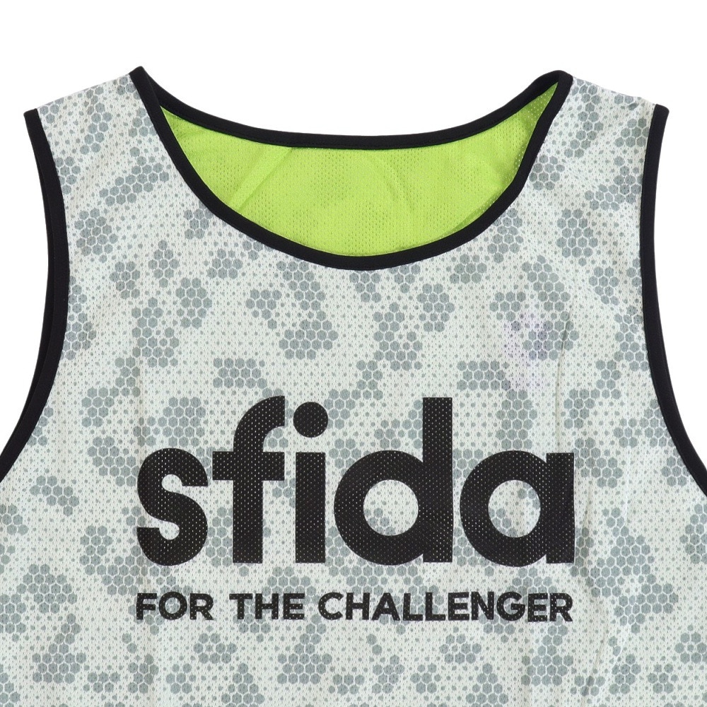 スフィーダ（SFIDA）（メンズ、レディース）Challengerリバーシブルビブス SH-21G01 WHT/AD LIM