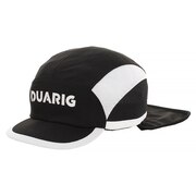デュアリグ（DUARIG）（キッズ）ジュニア フットボールキャップ 日除け付 750D8ST124 BLK 吸水速乾 熱中症対策 帽子 キャップ UPF50+