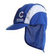 ジローム（GIRAUDM）（キッズ）フットボールキャップ日除け付き 750GM0ST9318 BLU 熱中症対策 帽子 キャップ 吸汗速乾 UPF50+