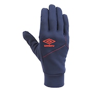 アンブロ(UMBRO)(メンズ、レディース)サッカー フィールドプレイヤーグローブ UUASJD53 NVRD 防寒 手袋 