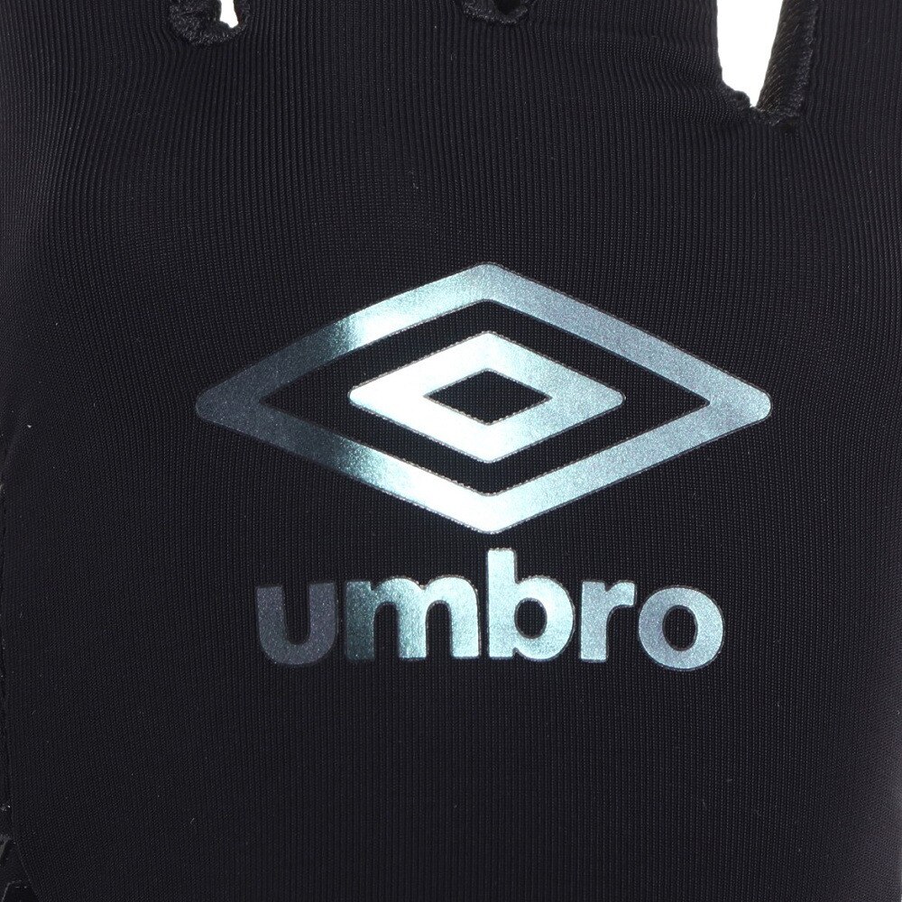 アンブロ（UMBRO）（メンズ、レディース、キッズ）サッカー UVカット 手袋 クーリンググローブ UUATJD04 BK 冷感 速乾
