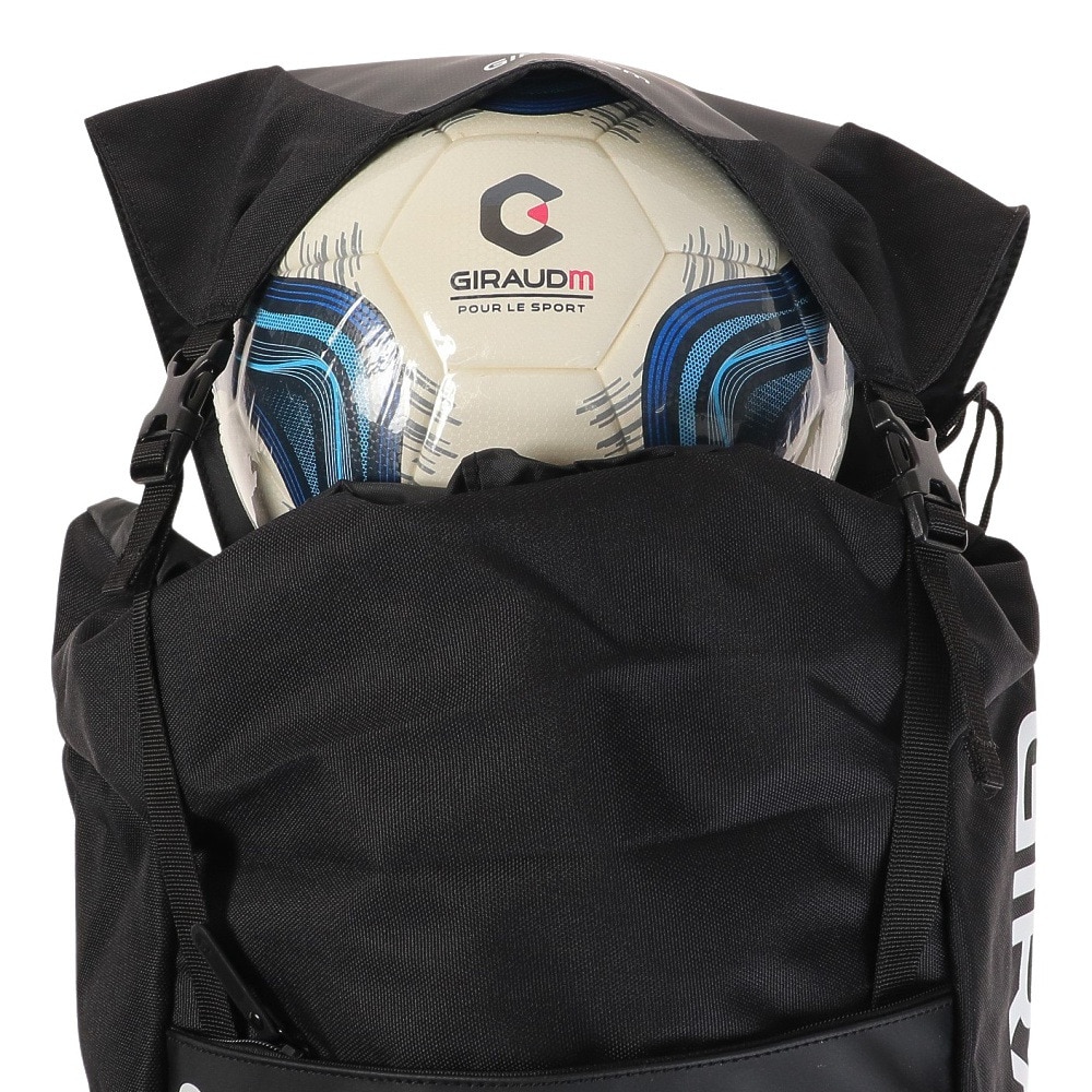 ジローム（GIRAUDM）（メンズ、レディース）サッカー フットサル バックパック 36L WR2S8235-SC741-DGBLKWHT