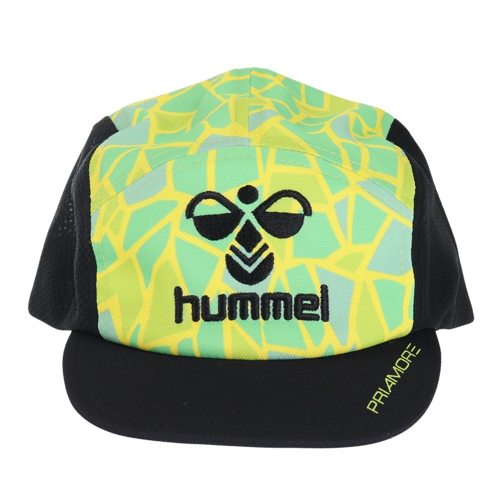 ヒュンメル（hummel）（キッズ）プリアモーレ フットボールキャップ UVカット 吸水速乾 暑さ対策 ストレッチフィット HJA4054-90