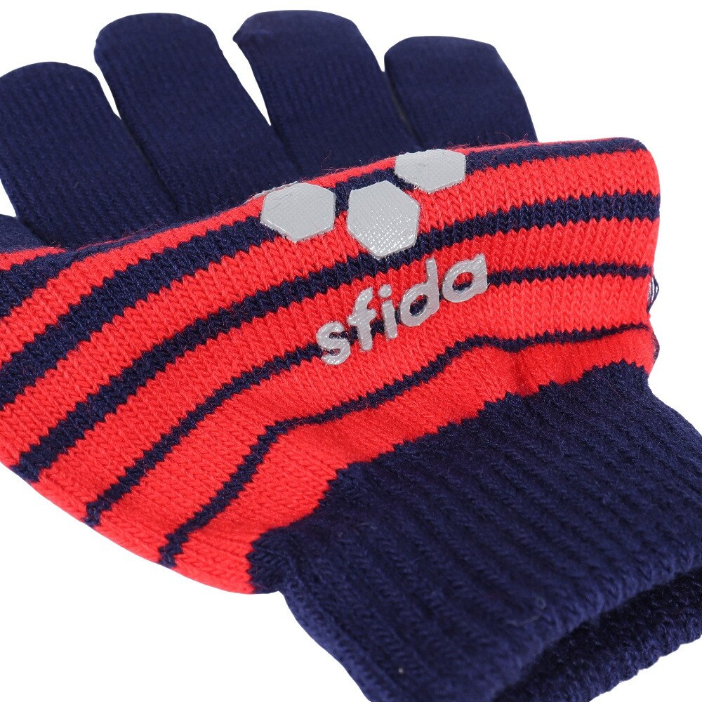 スフィーダ（SFIDA）（キッズ）ジュニア フィールドニットグローブ SH-23X03JR NVY/RED