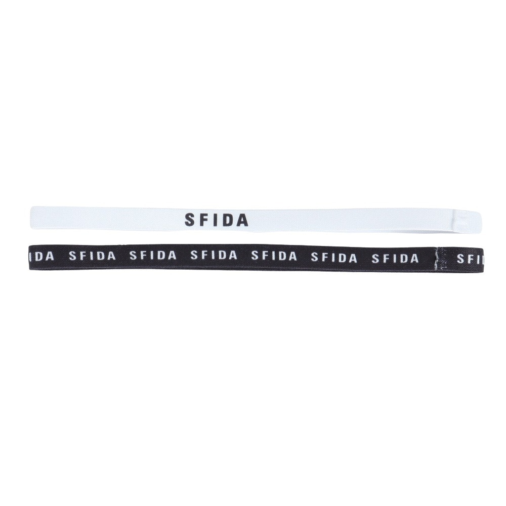 スフィーダ（SFIDA）（メンズ、レディース）ヘアバンド2柄 2色セット SH-24G04 BLK/WHT