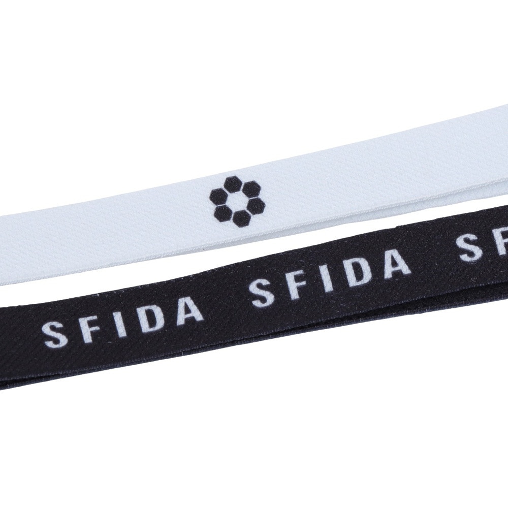 スフィーダ（SFIDA）（メンズ、レディース）ヘアバンド2柄 2色セット SH-24G04 BLK/WHT