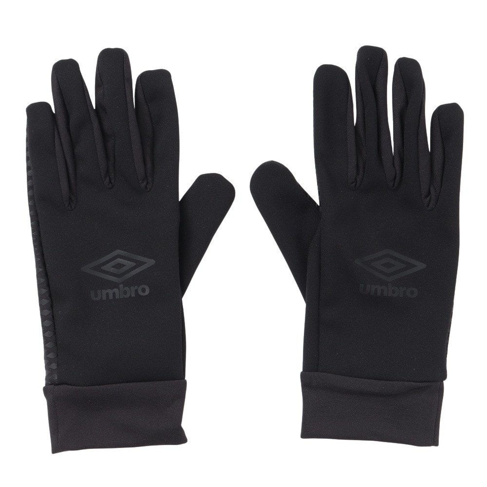 アンブロ（UMBRO）（メンズ、レディース）フィールドプレイヤーグローブ UUAYJD52 BKBK