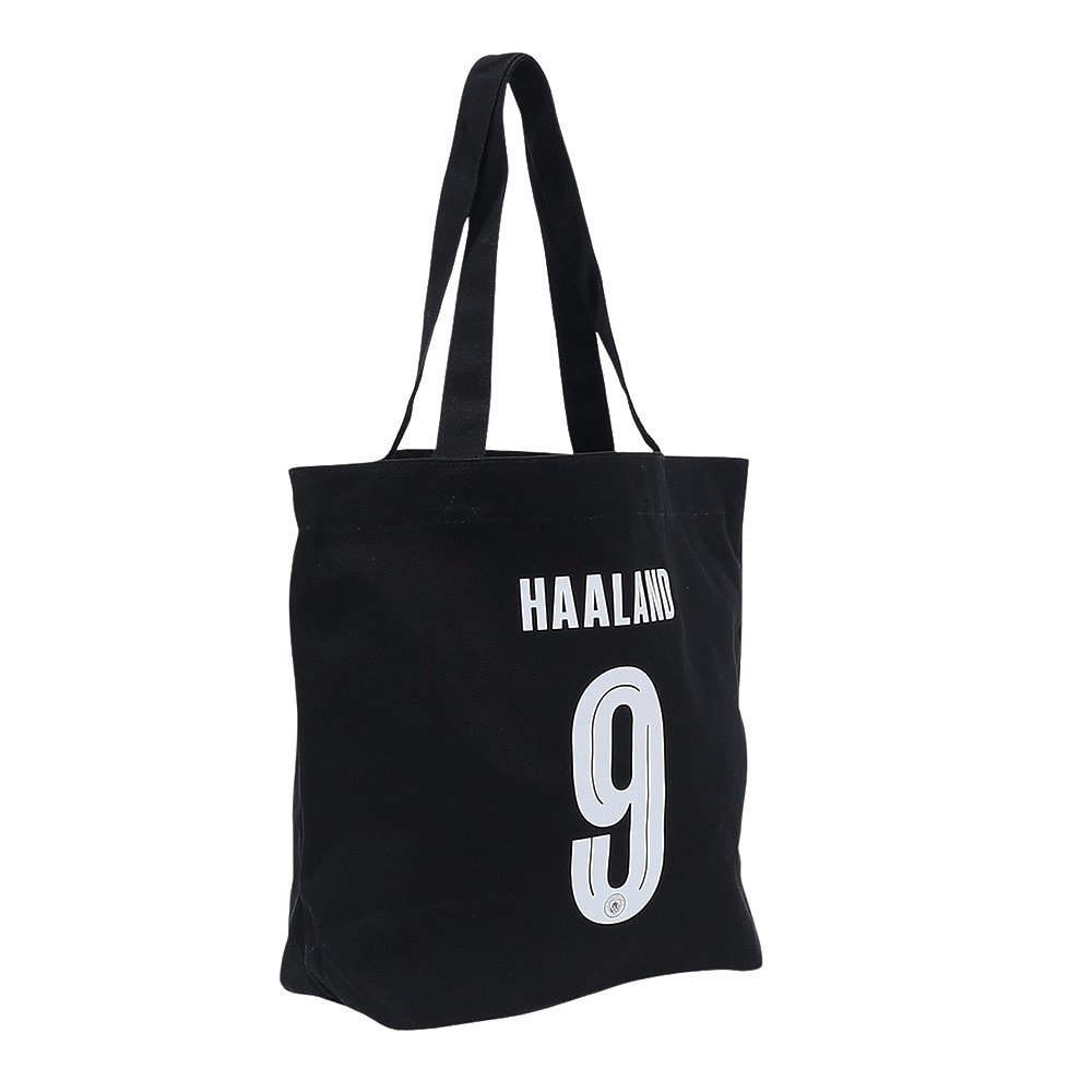 マンチェスター シティ（Manchester City）（メンズ、レディース）ハーランド HAALAND キャンバス トートバッグ MCI-TTB01 BLACK
