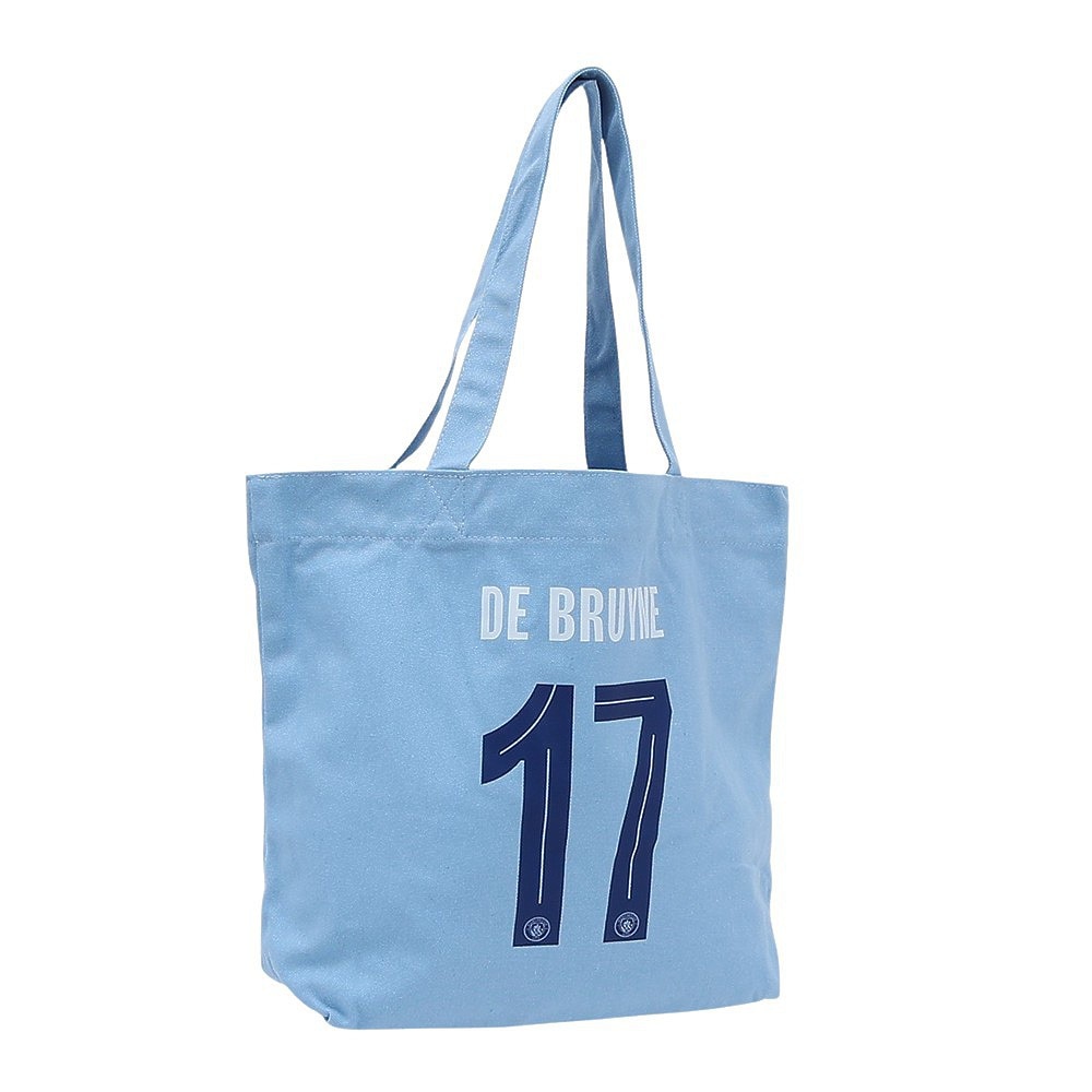 マンチェスター シティ（Manchester City）（メンズ、レディース）デブライネ デブルイネ DE BRUYNE キャンバス トートバッグ MCI-TTB01 BLUE 