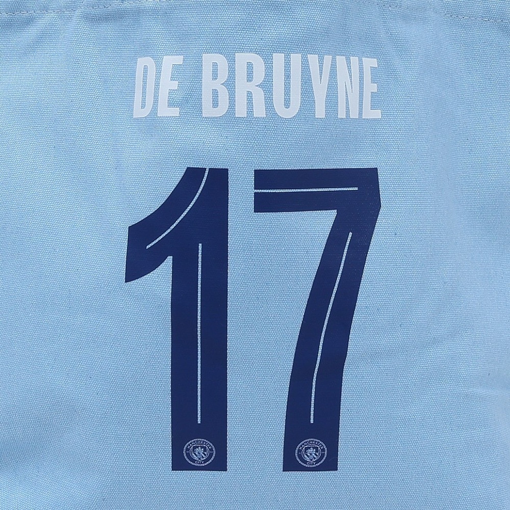 マンチェスター シティ（Manchester City）（メンズ、レディース）デブライネ デブルイネ DE BRUYNE キャンバス トートバッグ MCI-TTB01 BLUE 