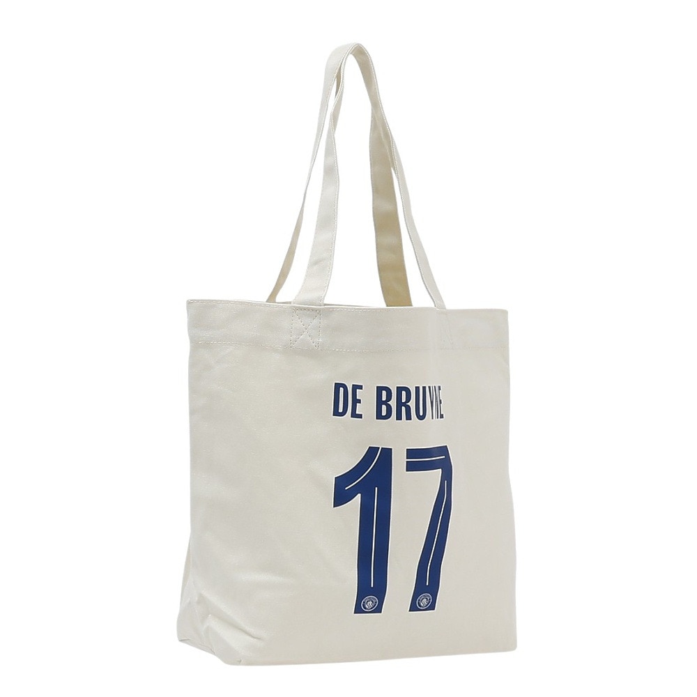 マンチェスター シティ（Manchester City）（メンズ、レディース）デブライネ デブルイネ DE BRUYNE キャンバス トートバッグ MCI-TTB01 IVORY 