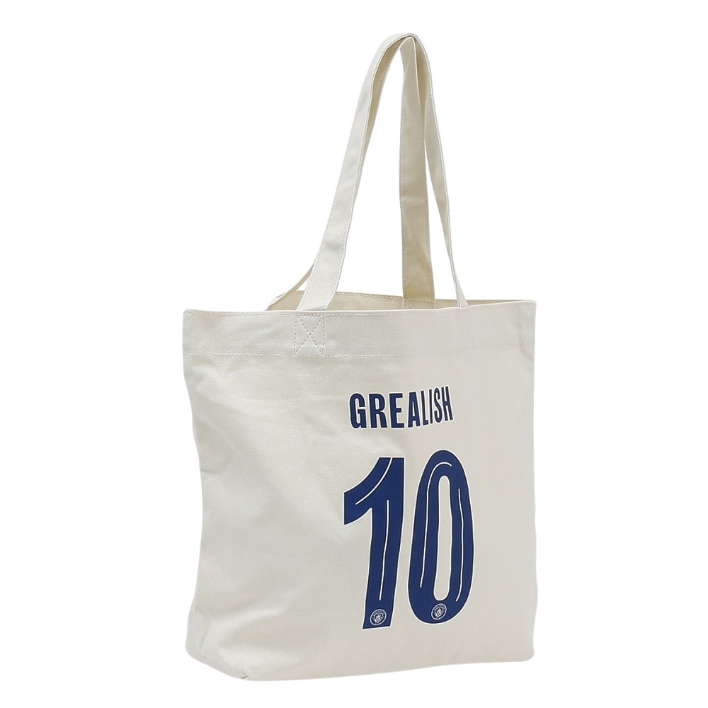 マンチェスター シティ（Manchester City）（メンズ、レディース）グリーリッシュ GREALISH キャンバス トートバッグ MCI-TTB01 IVORY