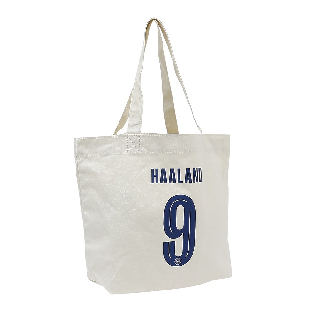マンチェスター シティ（Manchester City）（メンズ、レディース）ハーランド HAALAND キャンバス トートバッグ MCI-TTB01 IVORY 