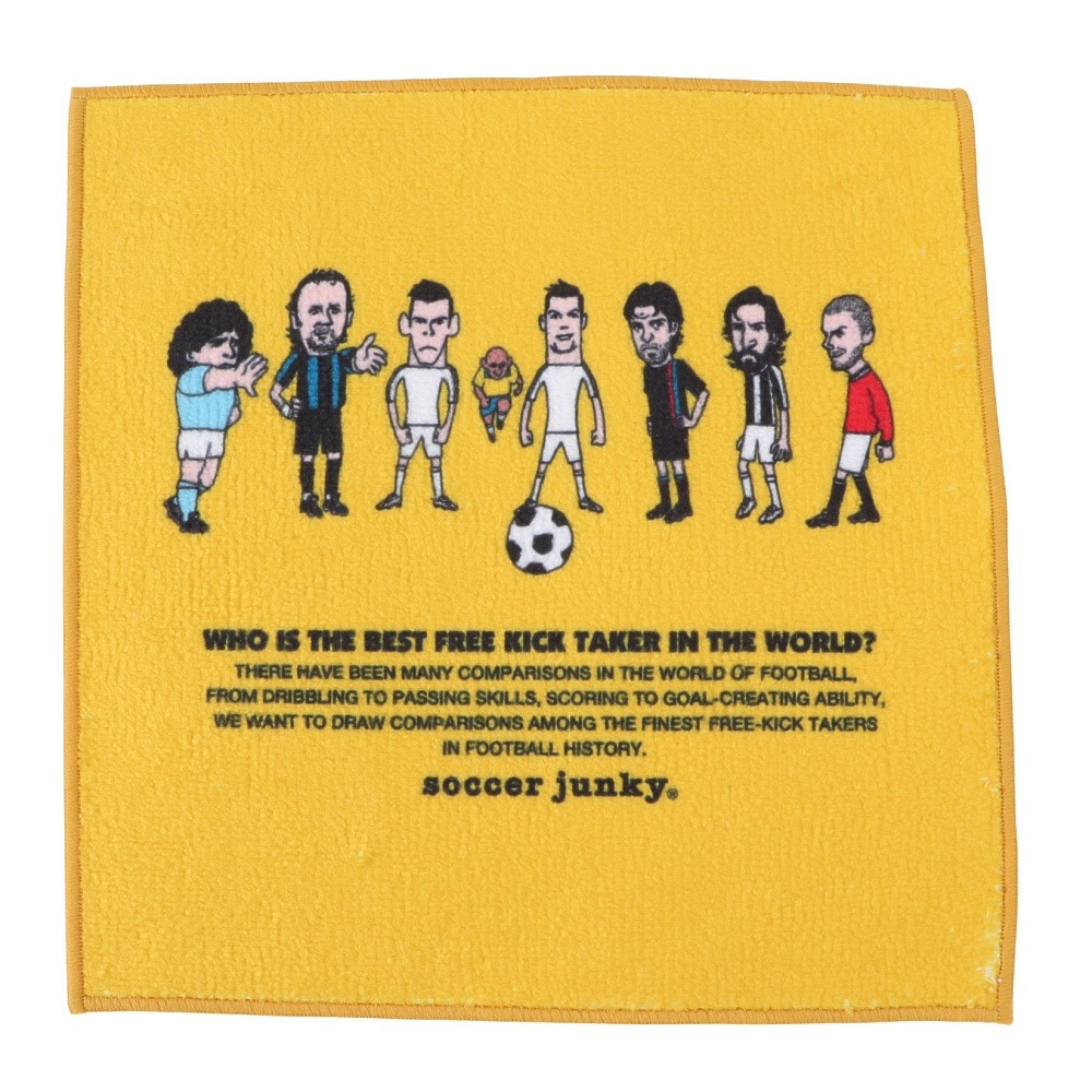 サッカージャンキー（soccer junky）（メンズ、レディース、キッズ）FREE KICKER ミニタオル JERRY コラボ SJ25B13-27