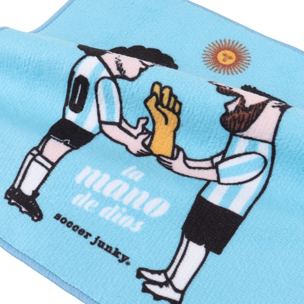 サッカージャンキー（soccer junky）（メンズ、レディース、キッズ）ミニタオル 神の手の継承 SJ25B63-48