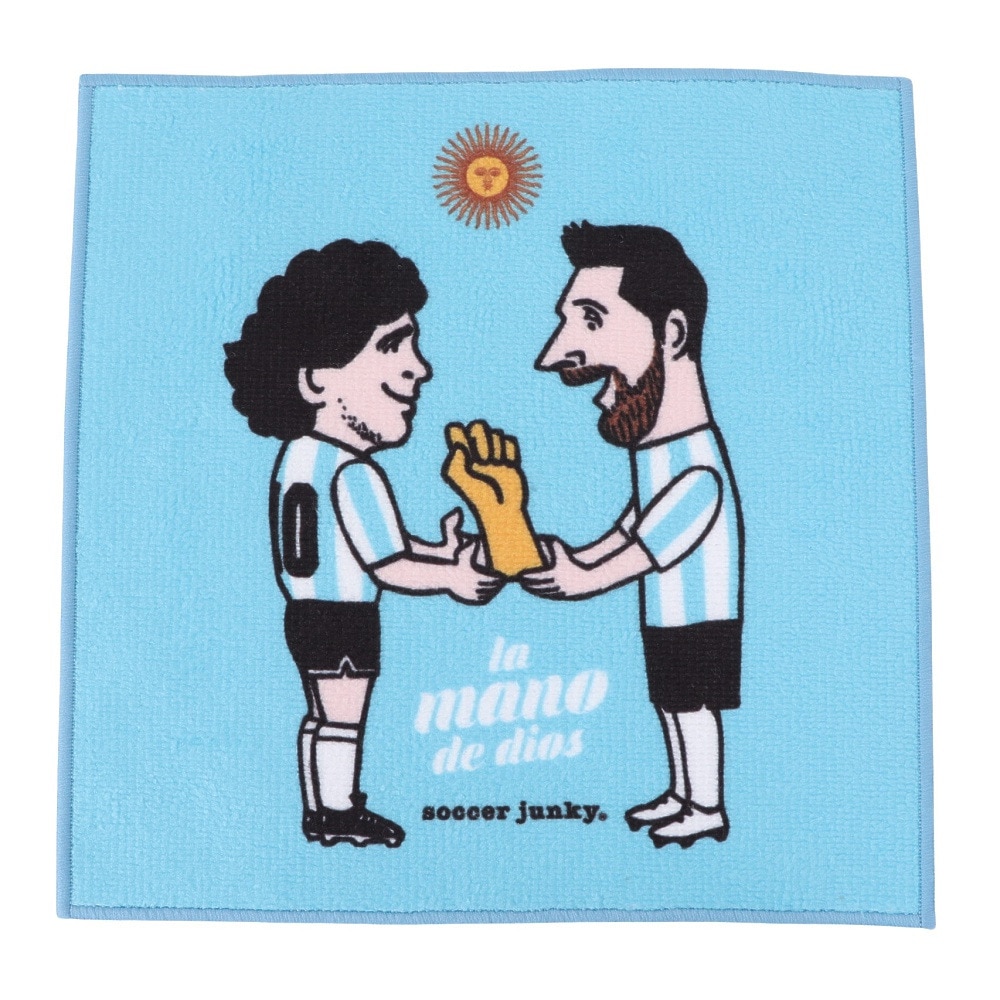 サッカージャンキー（soccer junky）（メンズ、レディース、キッズ）ミニタオル 神の手の継承 SJ25B63-48