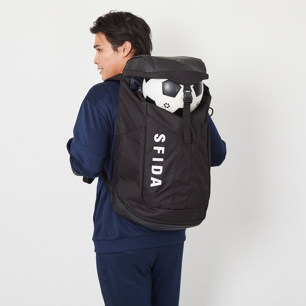 スフィーダ（SFIDA）（メンズ、レディース）Playerバックパック Lサイズ 40L SH-25B10 BLK