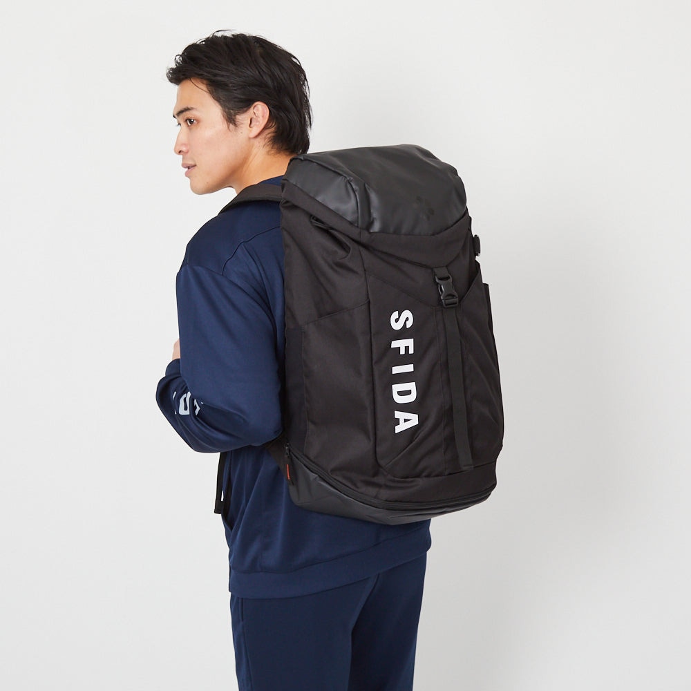 スフィーダ（SFIDA）（メンズ、レディース）Playerバックパック Lサイズ 40L SH-25B10 BLK