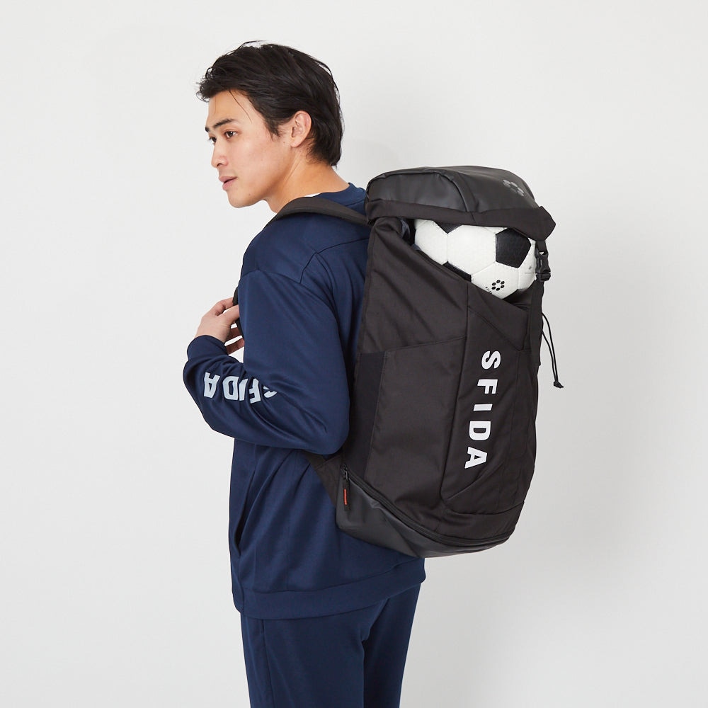 スフィーダ（SFIDA）（メンズ、レディース）Playerバックパック Lサイズ 40L SH-25B10 BLK