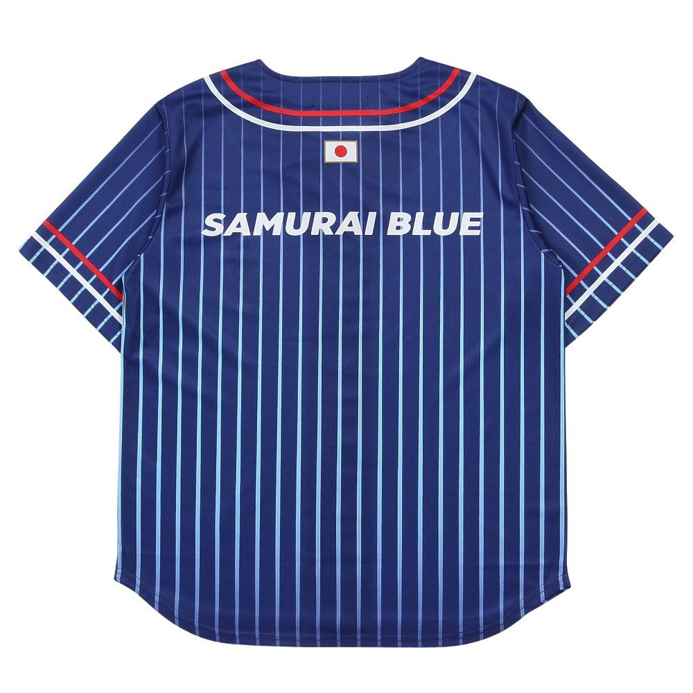  JFA公式シャツ XL 青 日本サッカー協会（JFA）（メンズ）応援シャツ サムライブルー STADIUM