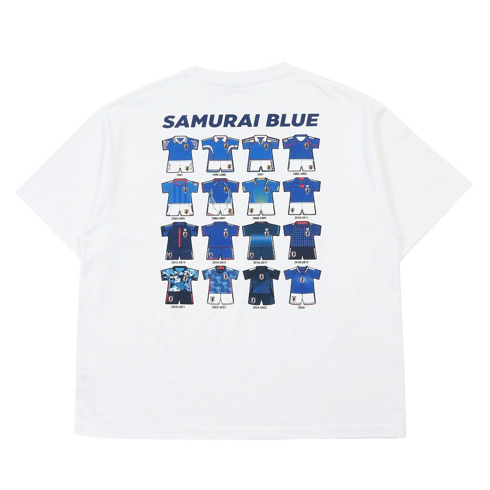 日本代表 2002年公式商品 Tシャツ Mサイズ 日本サッカー協会（JFA）（メンズ）歴代ユニフォームTシャツ 半袖