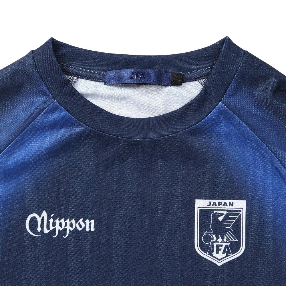 日本サッカー協会（JFA）（メンズ）シャドーストライプ 長袖 Tシャツ L