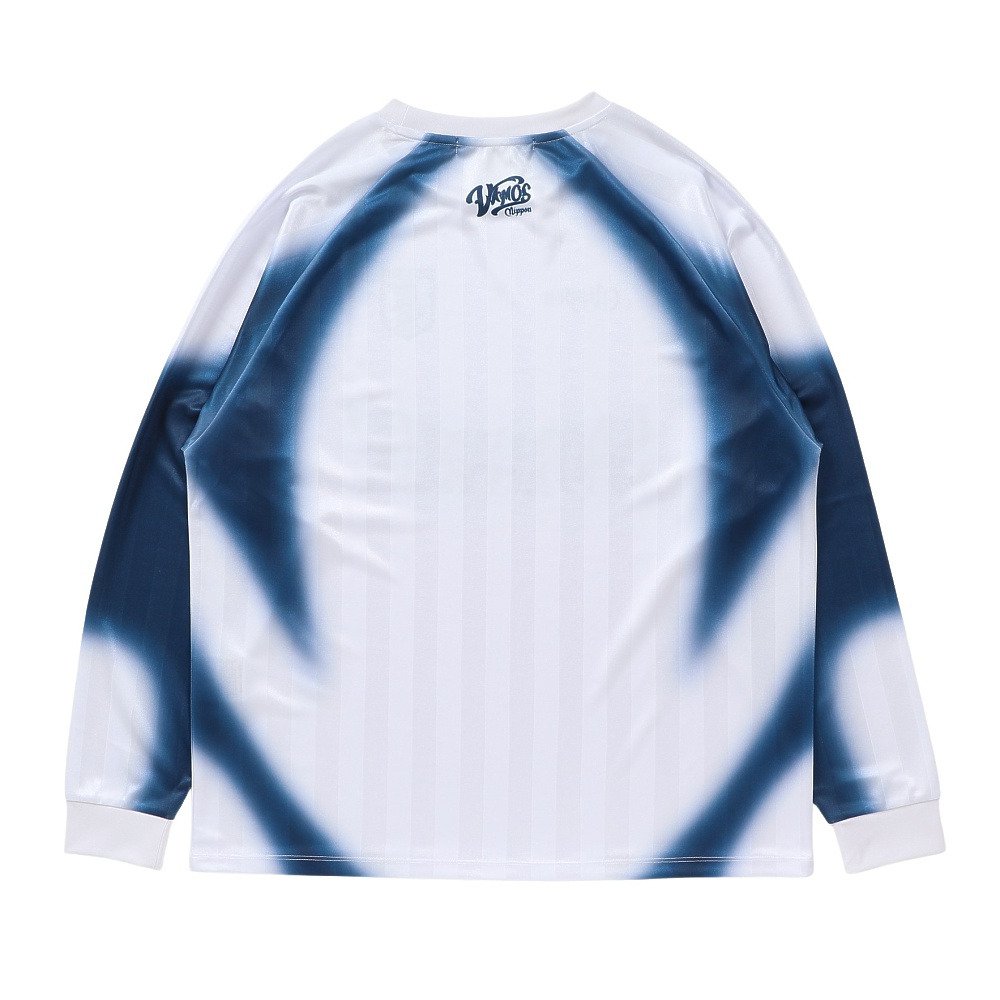 日本サッカー協会（JFA）（メンズ）シャドーストライプ 長袖 Tシャツ M