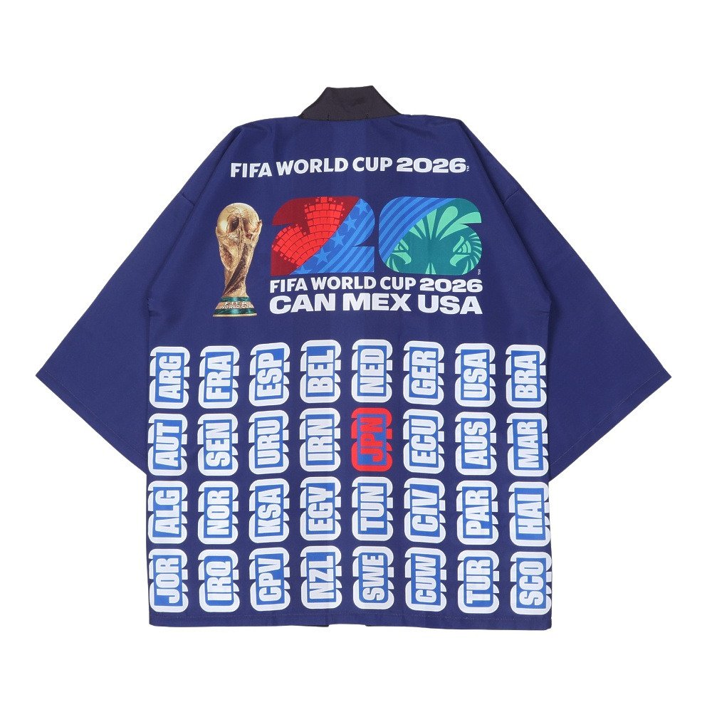 日本サッカー協会（JFA）（メンズ、レディース）法被 FIFAワールドカップ2026 BLU JF-008