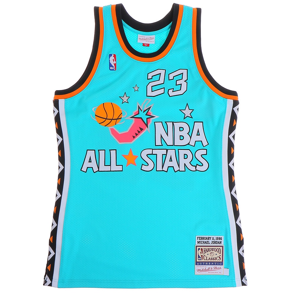 NBA ALL STARS AUTHENTIC マイケル・ジョーダン AJY4GS18066ASETEAL96MJO画像