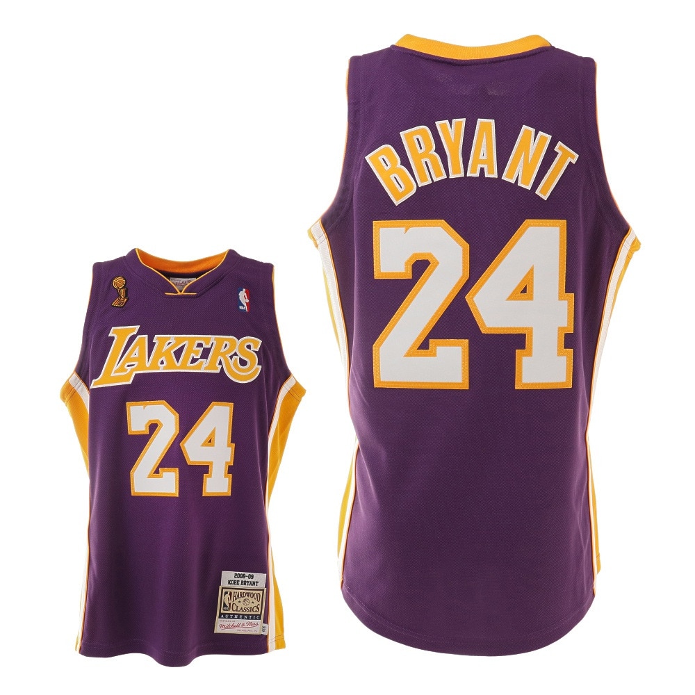 ミッチェルアンドネス（Mitchell&Ness）（メンズ）NBA レイカーズ コービー・ブライアント オーセンティックジャージ AJY4EL18017-LALPURP08KBR